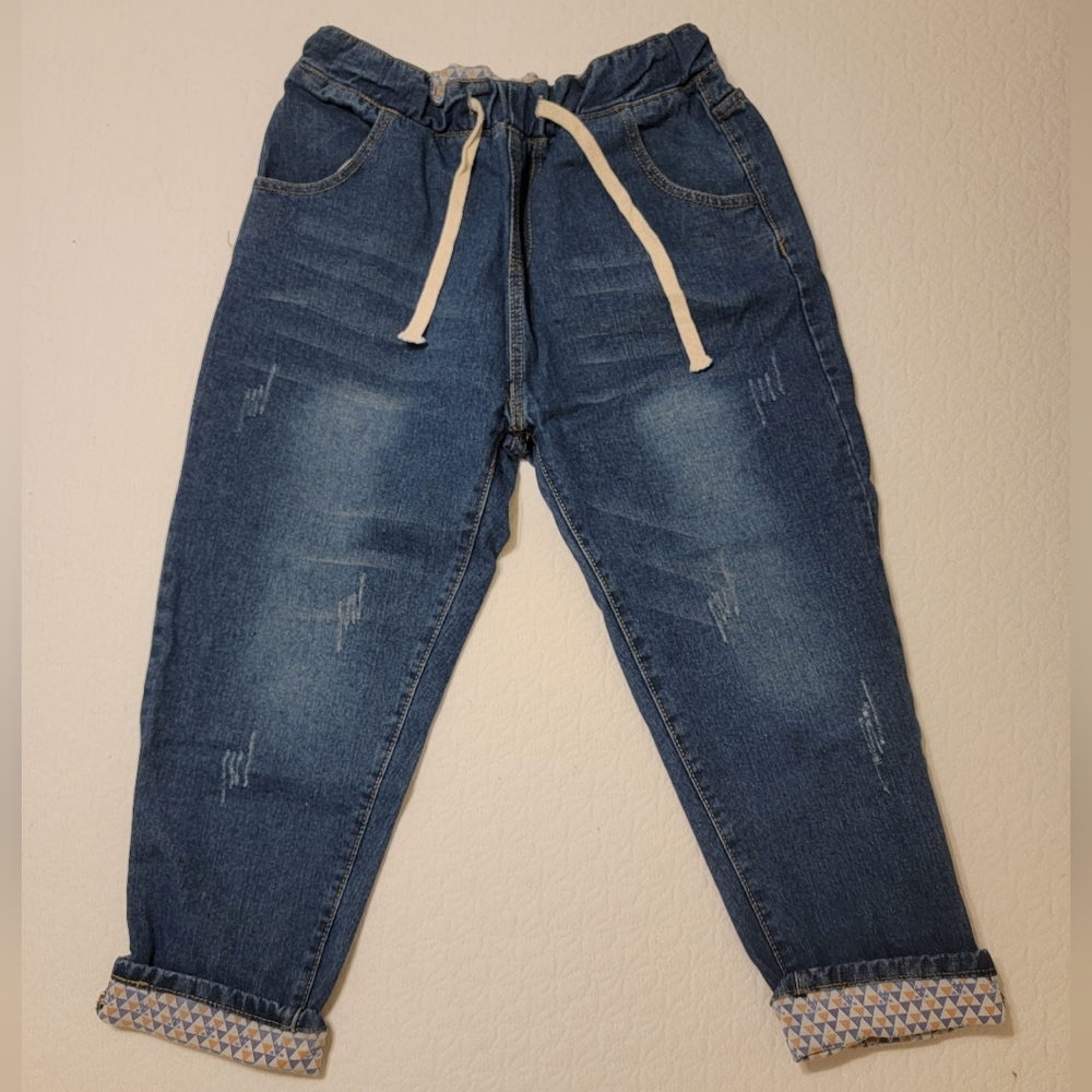 High Rise Paperbag Jeans